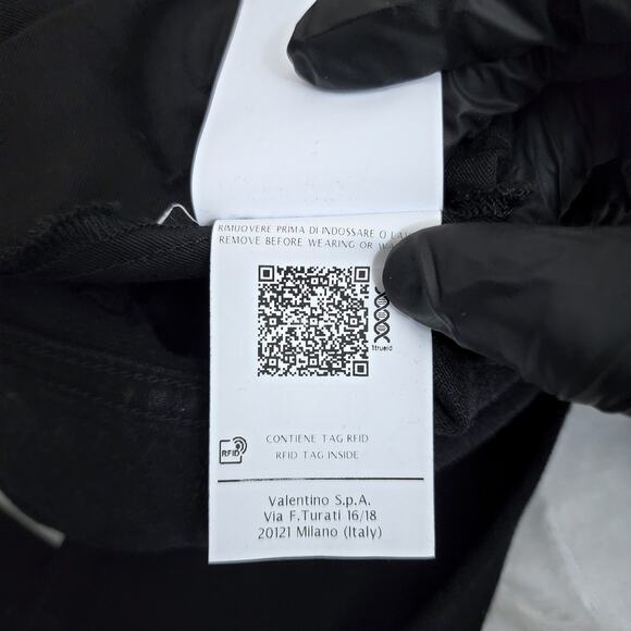 Valentino x Izumi Miyazaki 'Gravitation' Butterfly Print Jeans Black MSRP $2590 - Picture 16 of 16